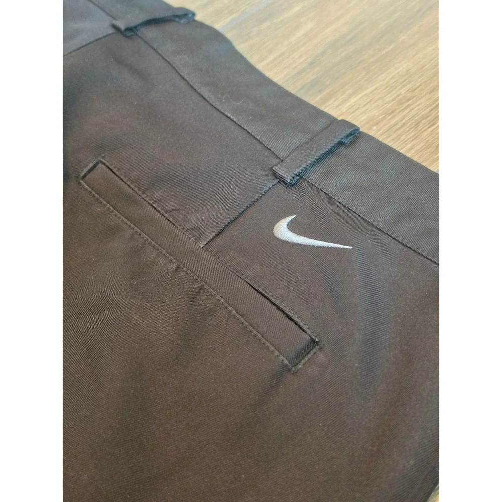 Nike Golf Dri-FIT Mens Black Flat Front Performance Pants 38x32 407193-010
